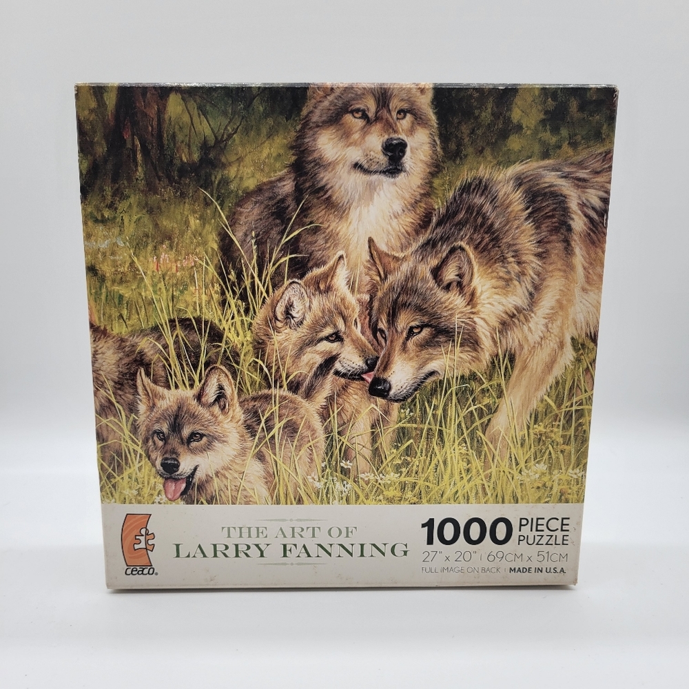 First Summer Grey Wolves 1000 Piece Puzzle